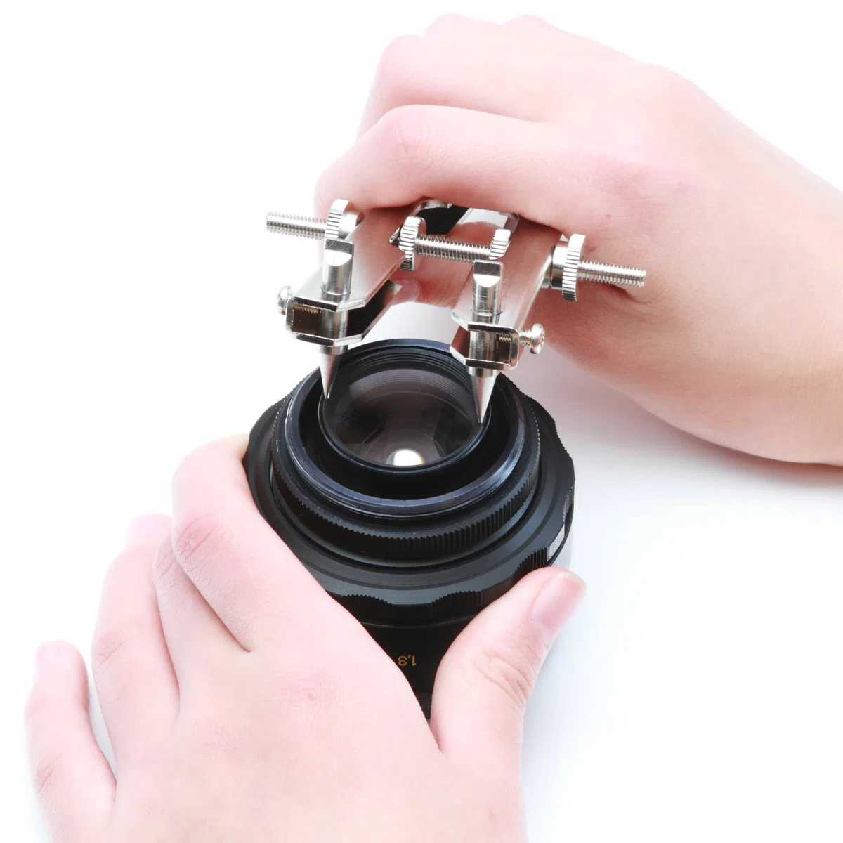 Japan Hobby Tool V Style Lens Opener for Camera Lens Repair Made in Japan c