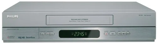 Philips VR 750 HiFi-Videorekorder silber