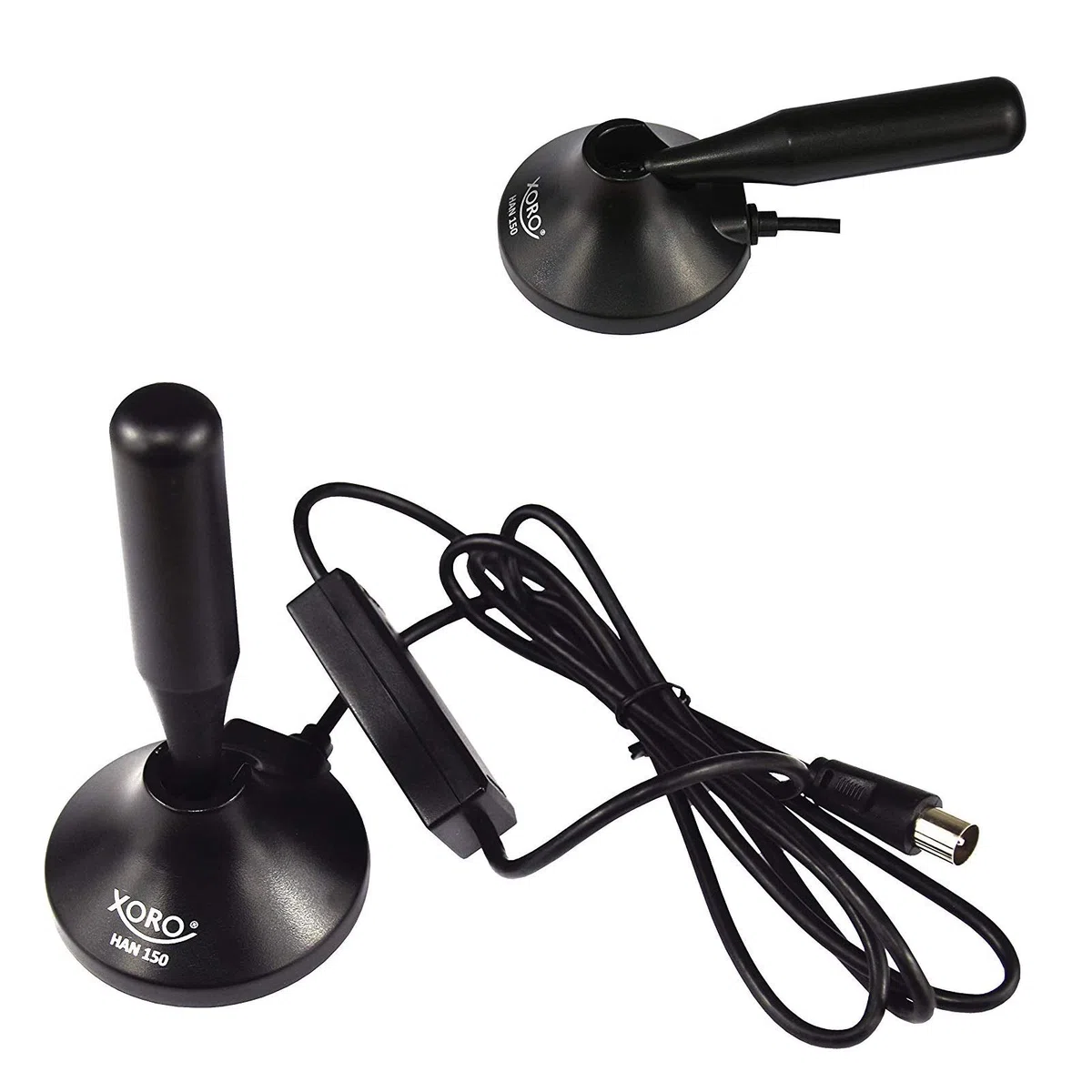 Xoro HRT 8720 KIT DVB-T2 Receiver (HDTV, 6 Monate freenet TV, PVR, aktive Zimmerantenne, 1,2m HDMI-Kabel) schwarz