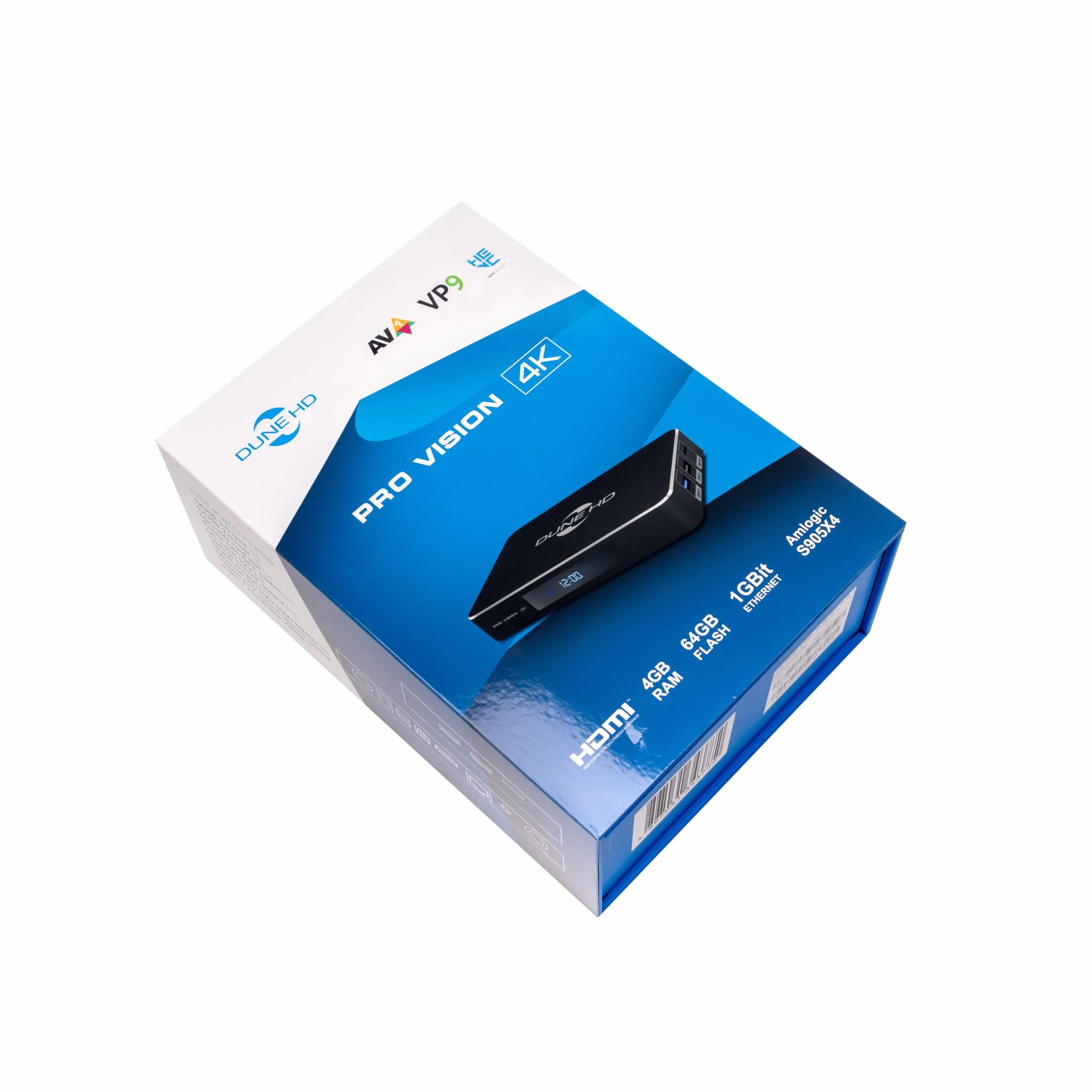 Dune HD Pro Vision 4K, Media Player, Android Box, S905X4-J, HD-Audio, HDMI 2.1, BT 5, WiFi, 1Gbit, USB 3.0, 4/64, Optical S/PDIF, 4Kp60