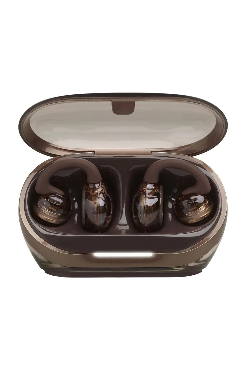 JBL Soundgear Clips Open-Ear-Kopfhörer, Ghost Copper | SonicArc Design, 32 Stunden Spielzeit, 4 Beamforming-Mikrofone, IP54 wasser- und staubgeschützt, OpenSound-Technologie