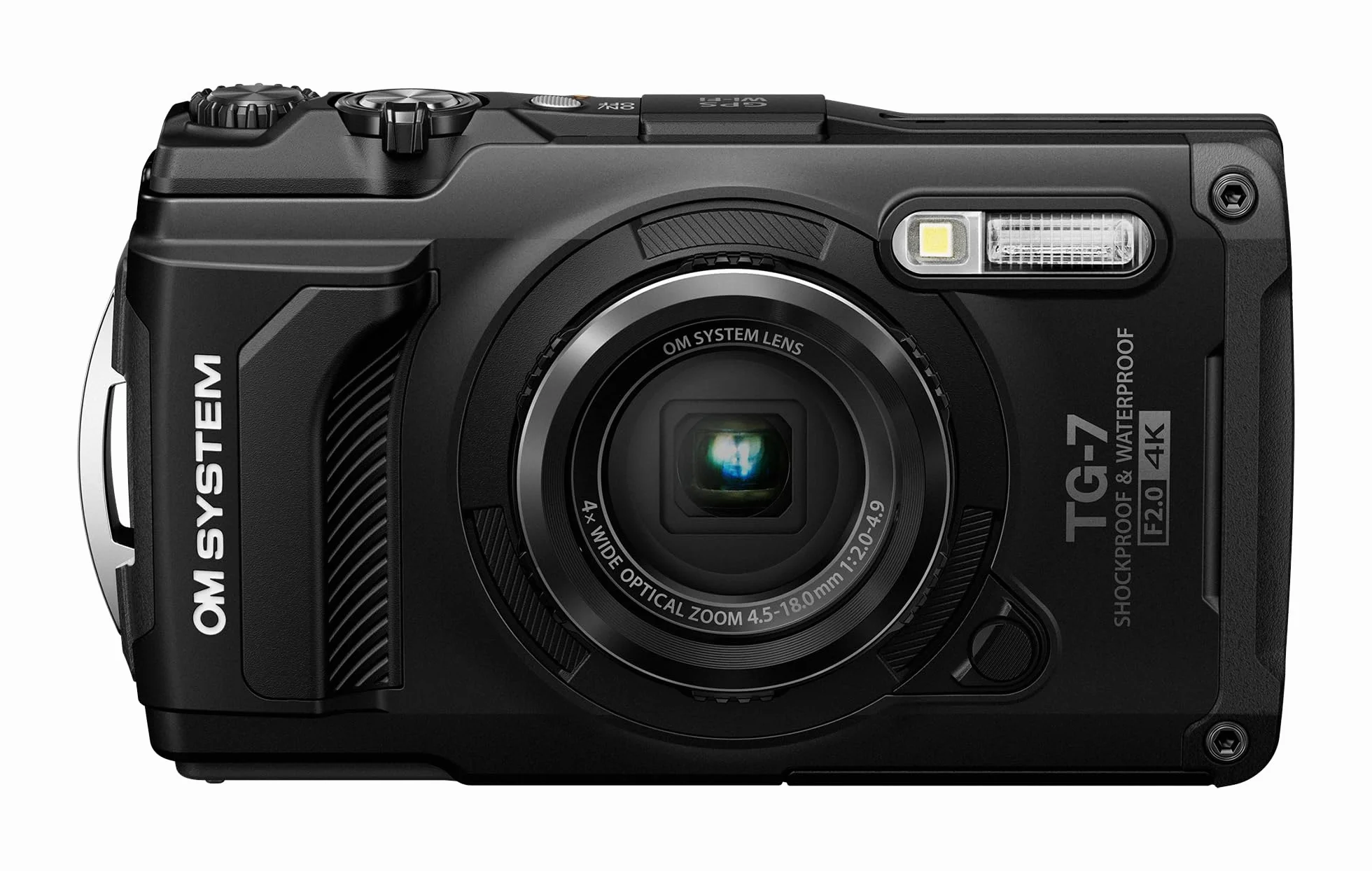 OM System Tough TG-7 Digitalkamera - Schwarz (Nachfolger Olympus TG-6)