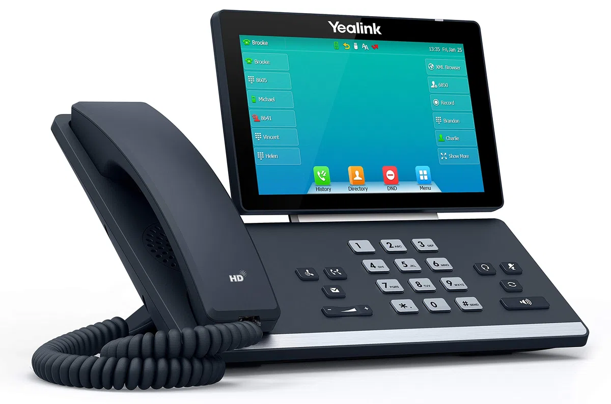 Yealink IP Telefon SIP-T57W VoIP-Telefon, schwarz