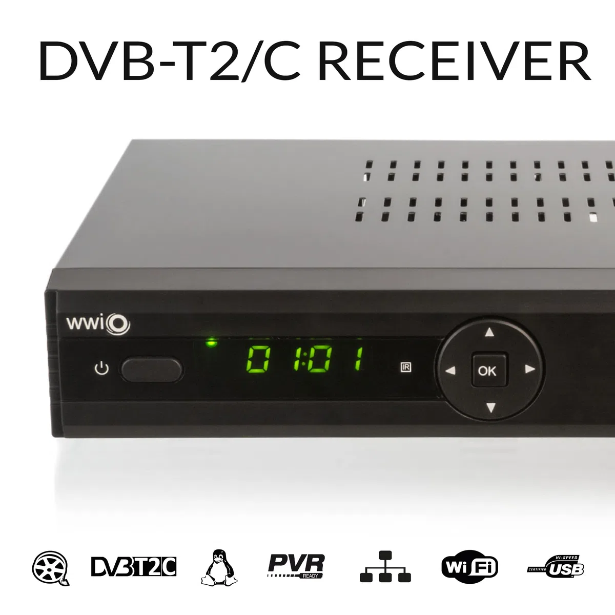 Bre2ze T2/C DVB-T2/C Hybrid Digital Receiver