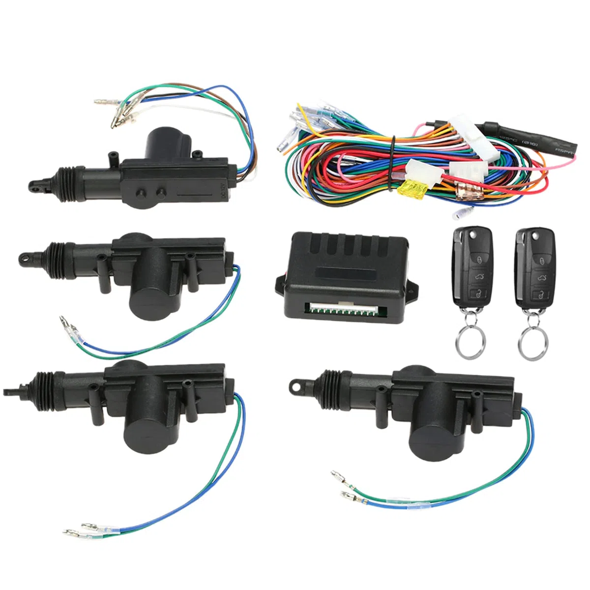 Zentralverriegelung Universal Auto Türschloss Schlüssel Entry System Remote Central Control Locking Kit with Trunk Release Button