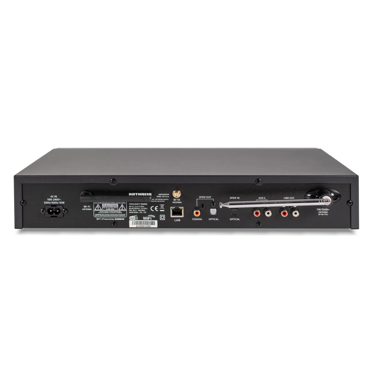 KATHREIN Internetradio DAB+ 43 Tune mit DAB+ und UKW-Empfang zur Erweiterung Einer HiFi Anlage, 2,4 GHz WLAN, Bluetooth, SpotifyConnect, Musik Streaming per UPnP | 4″ Farbdisplay, Streamingdienste Amazon Music, Spotify, Deezer, Bluetooth Audio Streaming,
