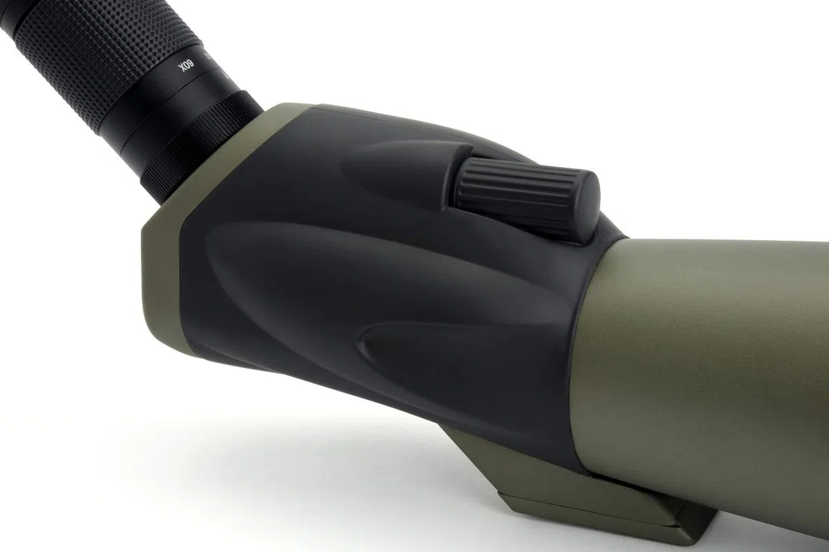 Celestron 52250 Ultima 80mm Angled Refractor Spotting Scope Telescope, Green