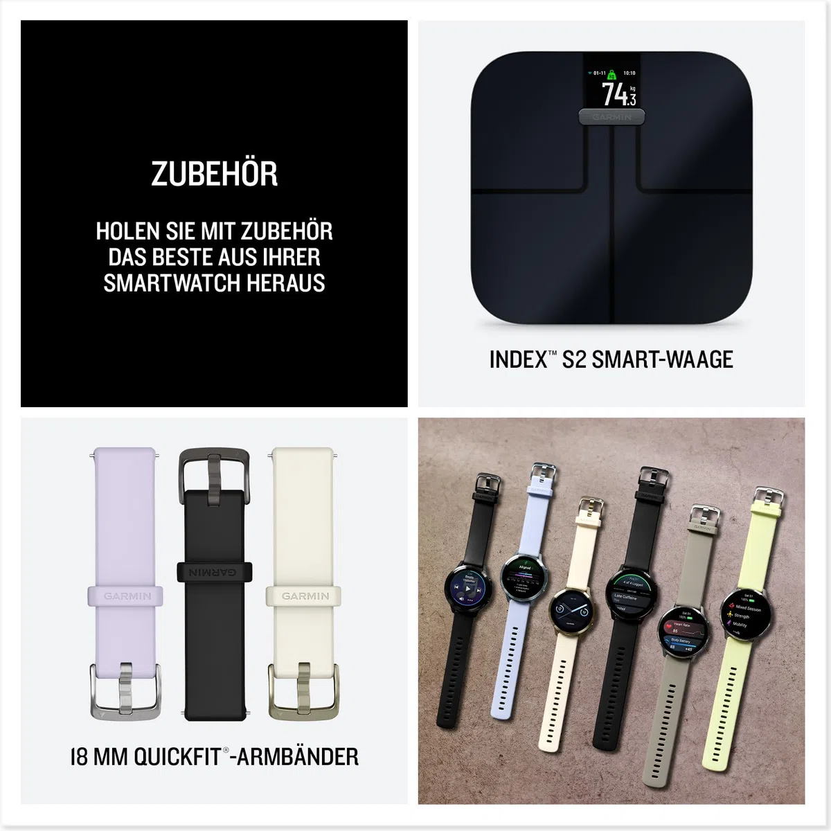 Garmin Venu 4 41mm Fitness-Smartwatch 1,2" AMOLED Touchdisplay 10 Tage Akkulaufzeit 80+ Sport-Apps EKG Health Status