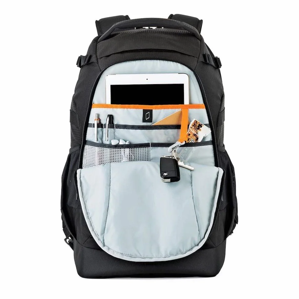 Lowepro Flipside Kamerarucksack für spiegellose DSLRs, Reflex Kameras und Mehreren Objektiven,kompakte Drohnen, Laptops, Tablets, Fotozubehör, Stative