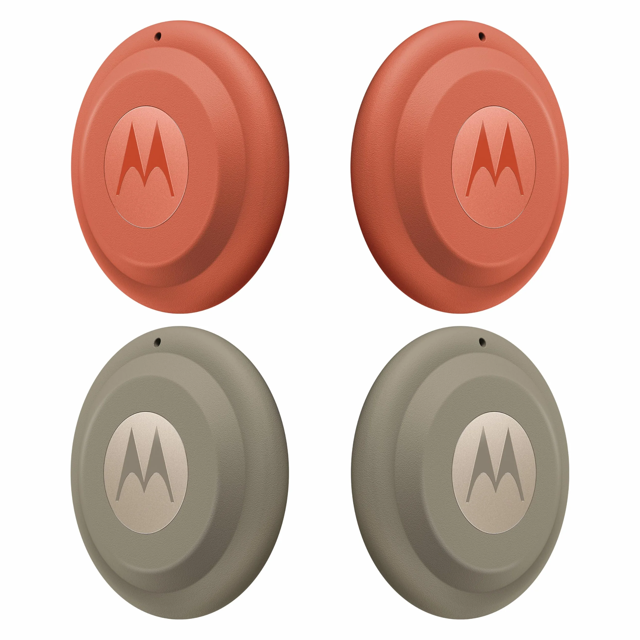 Motorola Moto Tag 2 (4er-Pack), Android-Tracker, Bluetooth Channel Sounding + UWB, Schutzart IP68, Lange Akkulaufzeit, Pantone Arabesque & Laurel Oak