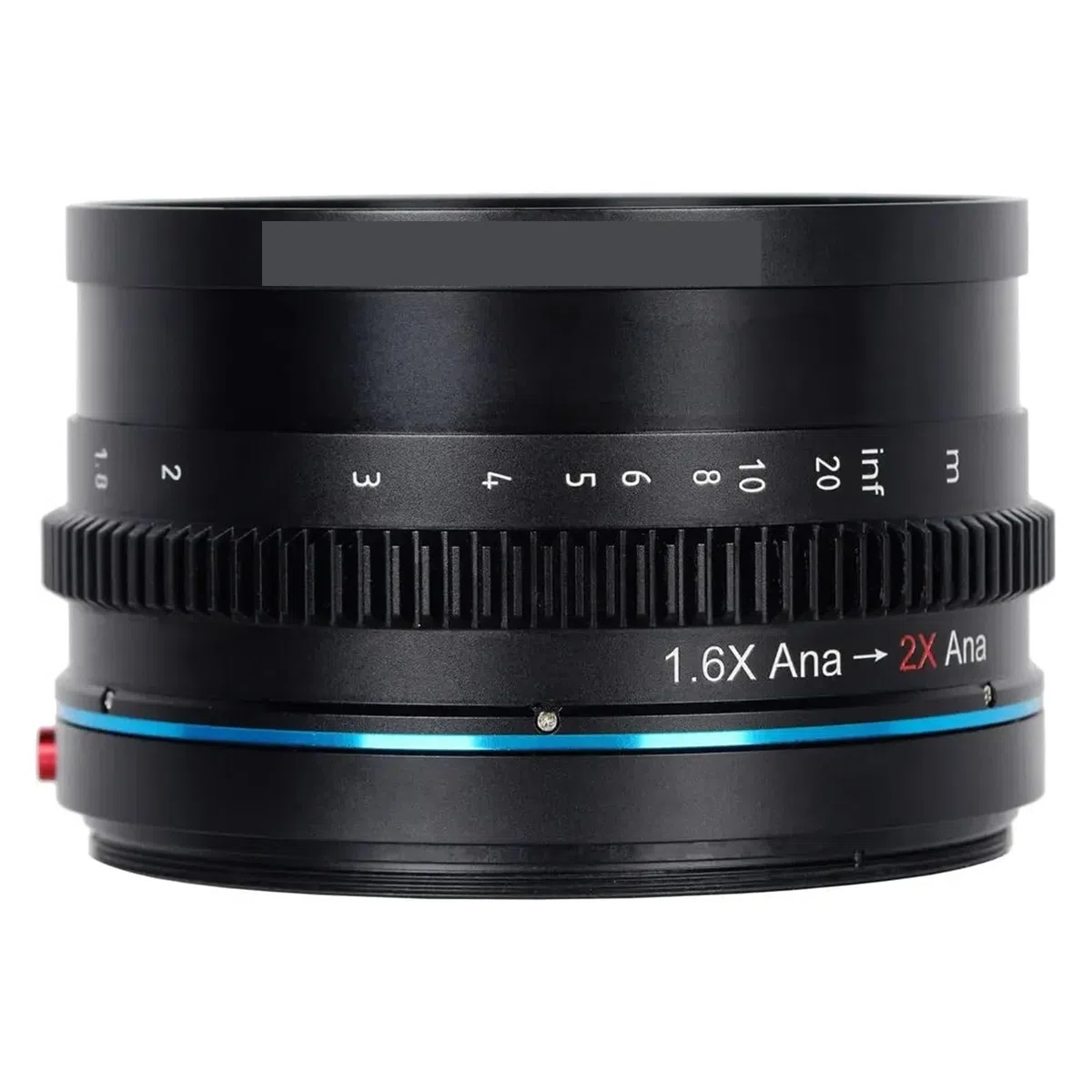 1,25-facher anamorphotischer Squeeze-Adapter for Objektive mit einem Frontdurchmesser von bis zu 85 mm und einem 82-mm-Gewinde