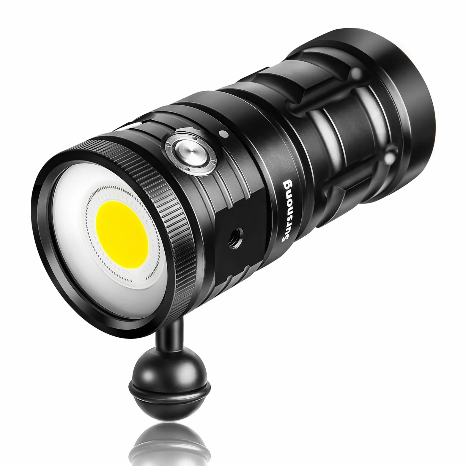 SE 8500 Lumens Tauchlampe - Professionelle Unterwasser-Videoleuchte mit 92 CRI, 5200K Weißes Licht, USB-C Aufladbar, für Tauchen/Unterwasserfotografie (IP68 Wasserdicht, 100m Tiefe)