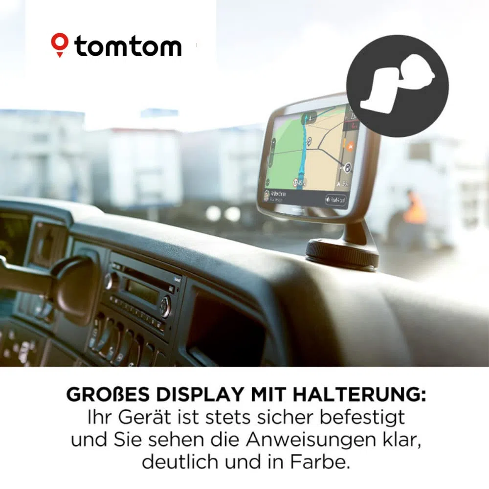 TomTom LKW Navigationsgerät GO Professional 620 (6 Zoll, Sonderziele und Routen für LKW, Stauvermeidung dank TomTom Traffic, Karten-Updates Europa, Updates über Wi-Fi, hochwertige Halterung)