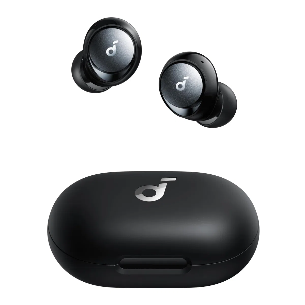 soundcore by Anker Space A40, Automatische Geräuschunterdrückung bis 98%, Kabellose Earbuds, 50h Wiedergabe, Hi-Res Sound, Bequemes Design, App Steuerung (Schwarz)