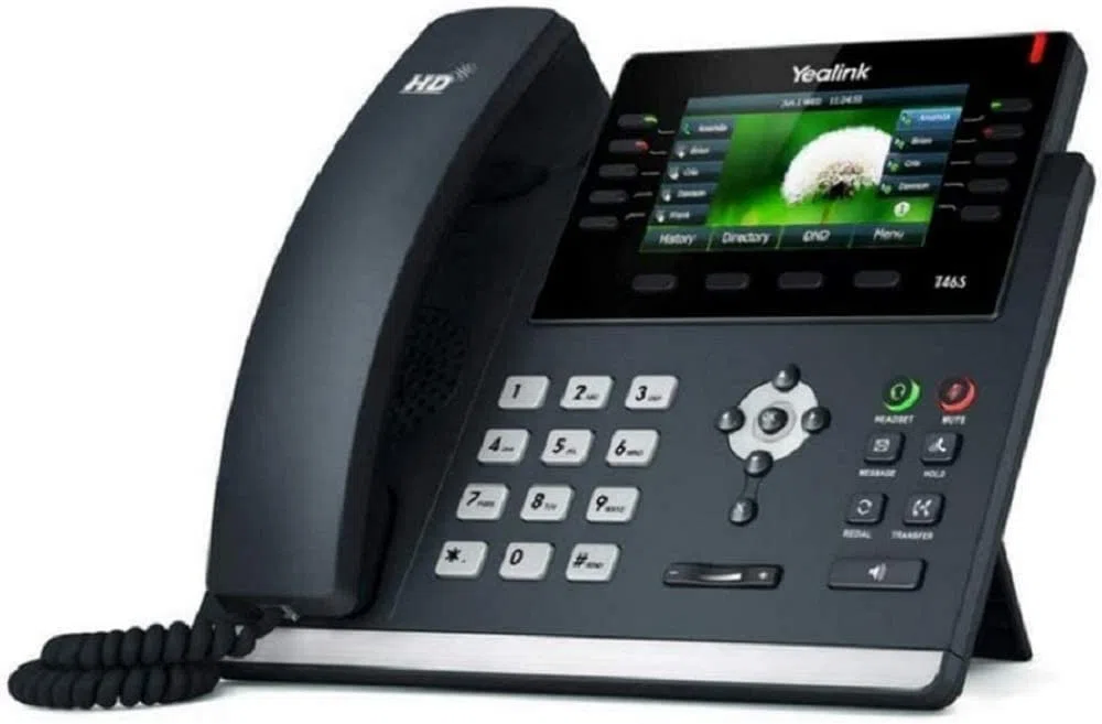 Yealink T46S VoIP Telefone | POE | Netzteil Nicht enthalten (Generalüberholt)