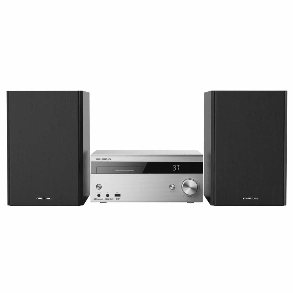 Grundig CMS 4000 BT DAB HiFi System Silber, mit Bluetooth