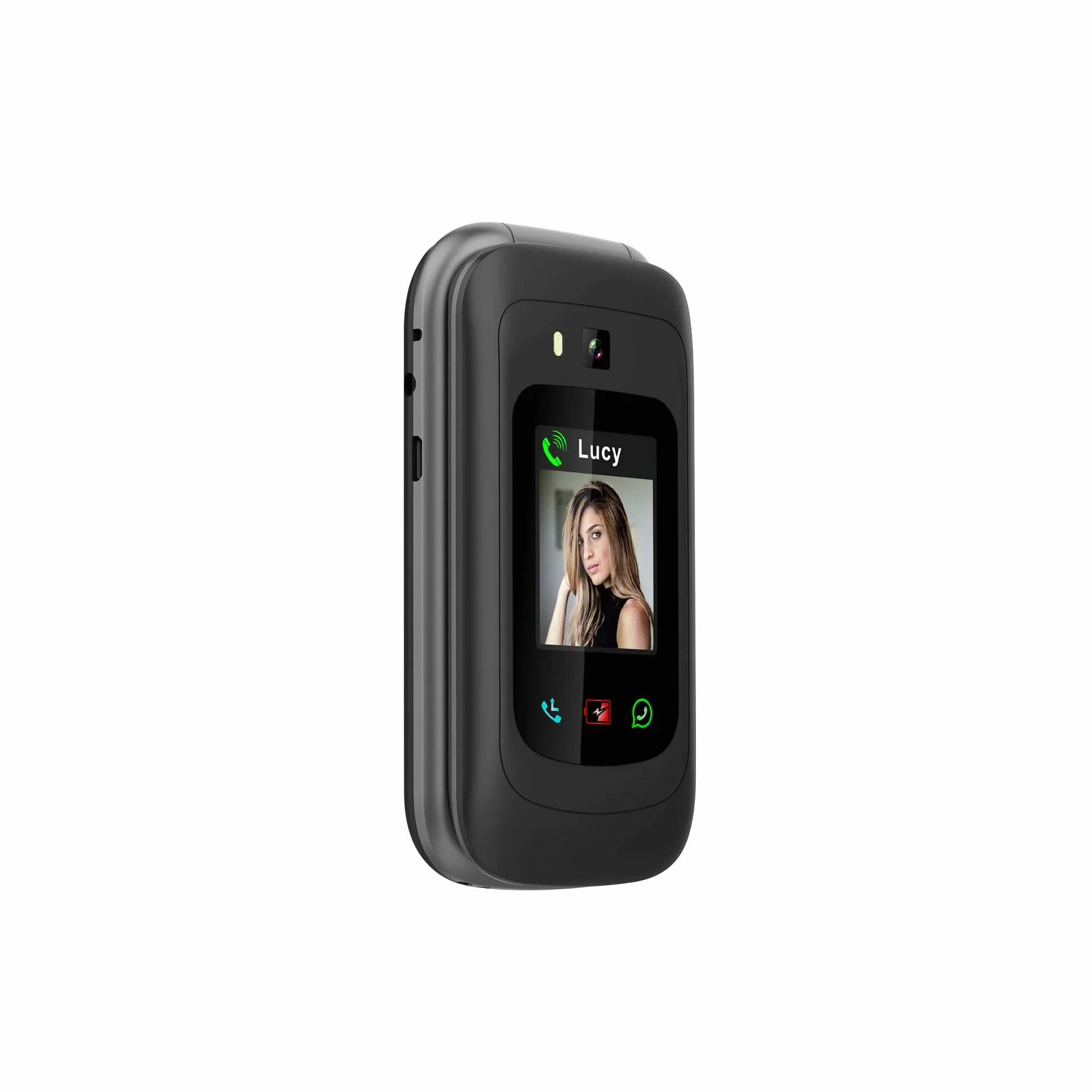 TTfone TT970 Whatsapp 4G Touchscreen Senior Big Button Flip Handy - mit 8MP Kamera und Hörgerät kompatibel und Notfallhilfe-Taste (Solo)