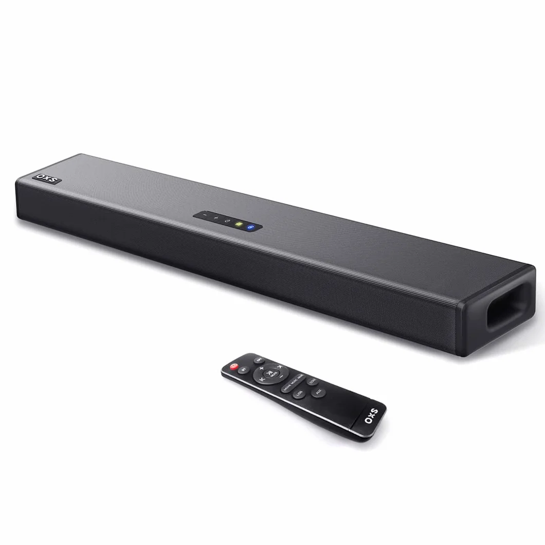 OXS S3 Soundbar für Fernseher, Heimkino-Audio mit Bluetooth 5.0, dynamischer Bass, 3D-Surround-Sound, Dialogverbesserung, AUX/optisch/koaxial kompatibel, mehrere Klangmodi, wandmontierbar