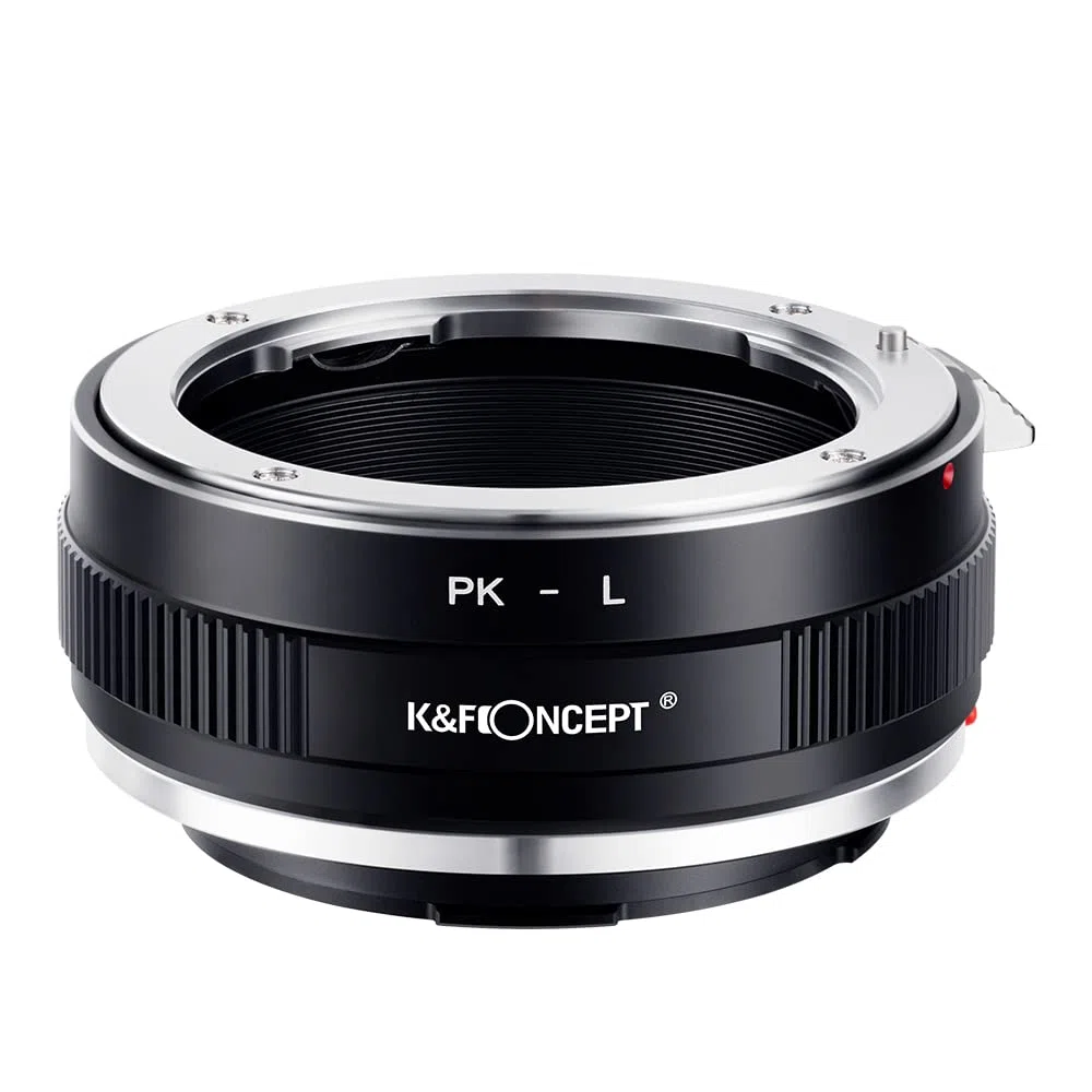 K&F CONCEPT Objektivhalterungsadapter PK-L Manueller Fokus, kompatibel mit Pentax K(PK)-Objektiven auf L-Mount-Kameragehäuse.