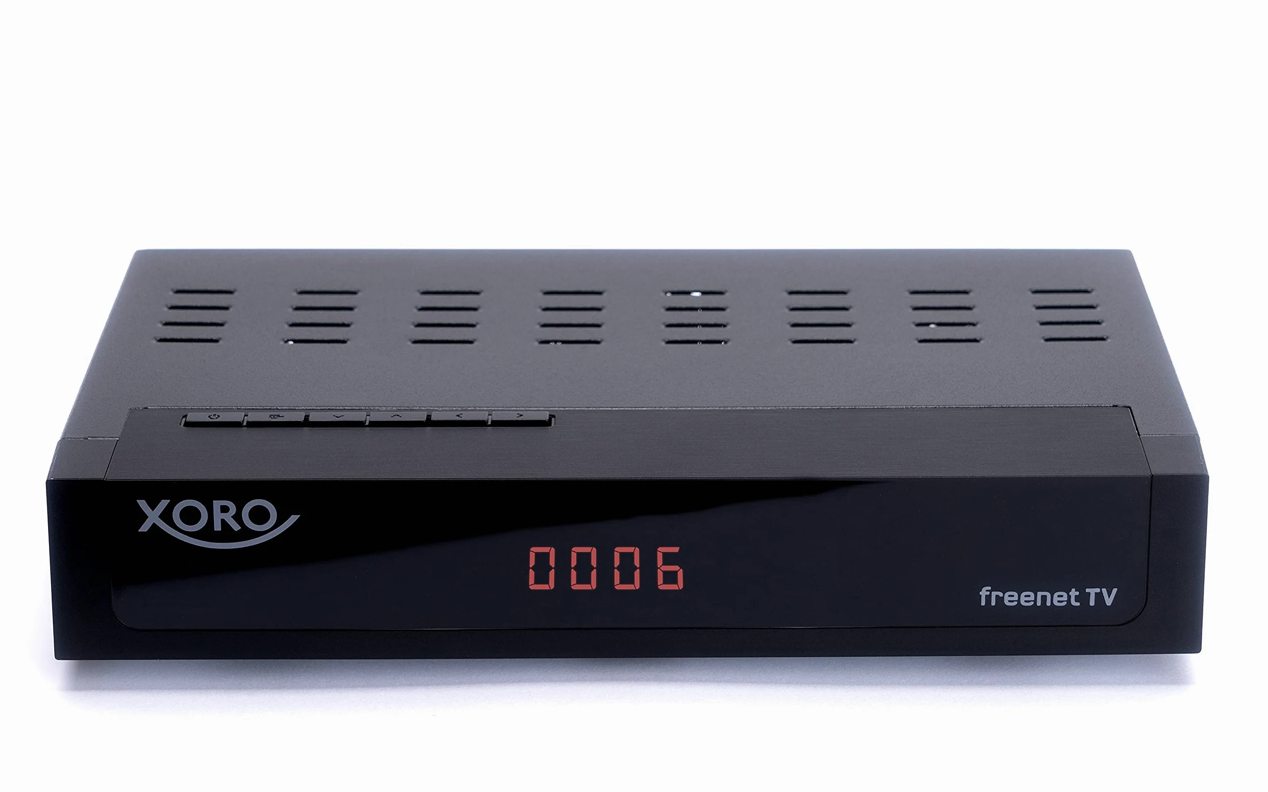 XORO HRT 8770 TWIN - DVB-T2 FullHD Receiver, integriertes Freenet TV Entschlüsselungssystem, TWIN-Tuner (zwei Empfangsteile), PVR Ready, Timeshift, Mediaplayer