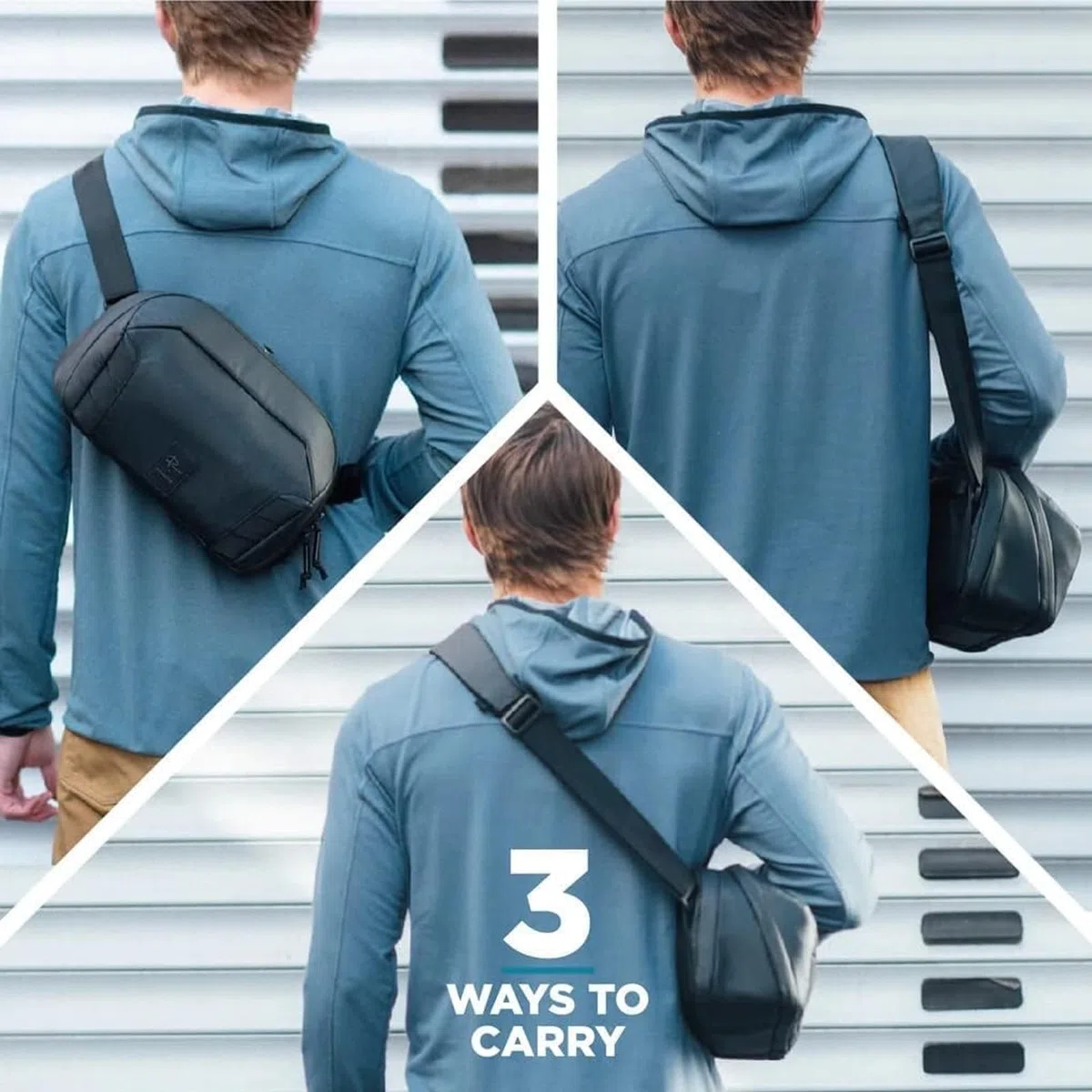 Gomatic Kamera Sling Bag 8L – Kleine Umhängetasche für DSLR & Systemkamera, Wetterfest & Schnellzugriff, Peter McKinnon Design, Ideal für Reisen, Alltag & Street Photography