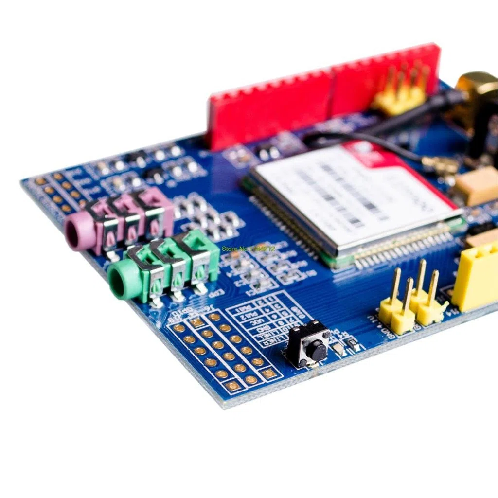 2 Stück SIM900 GPRS/GSM Shield Development Board Quad-Band Modul mit Antenne + Geschenk