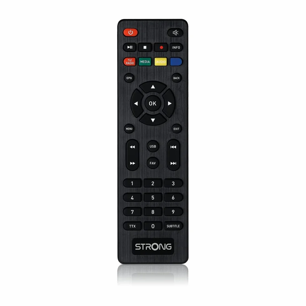 Strong SRT 8119 Terrestrischer Digital-Decoder DVB-T2 HDMI mit Display