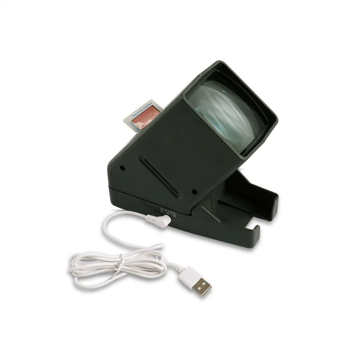 LED Beleuchteter Negativbetrachter Filmbetrachter 35 mm 3-fache Vergrößerung USB
