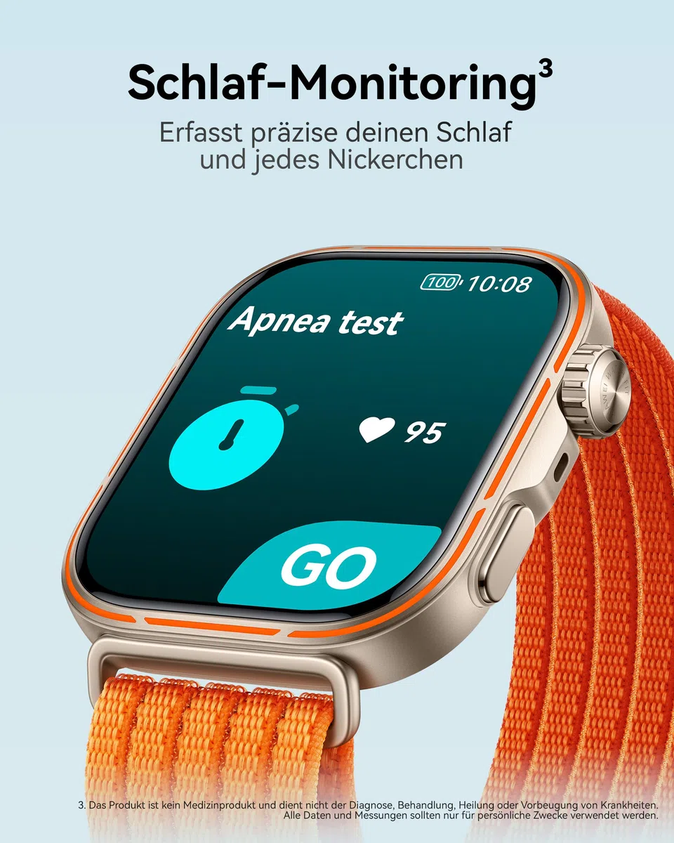 HUAWEI Watch FIT 5 Pro Smartwatch GPS Fitness Tracker EKG Schlaftracker 1,92" Display NFC-Zahlung Sportuhr 5 ATM Schwarz