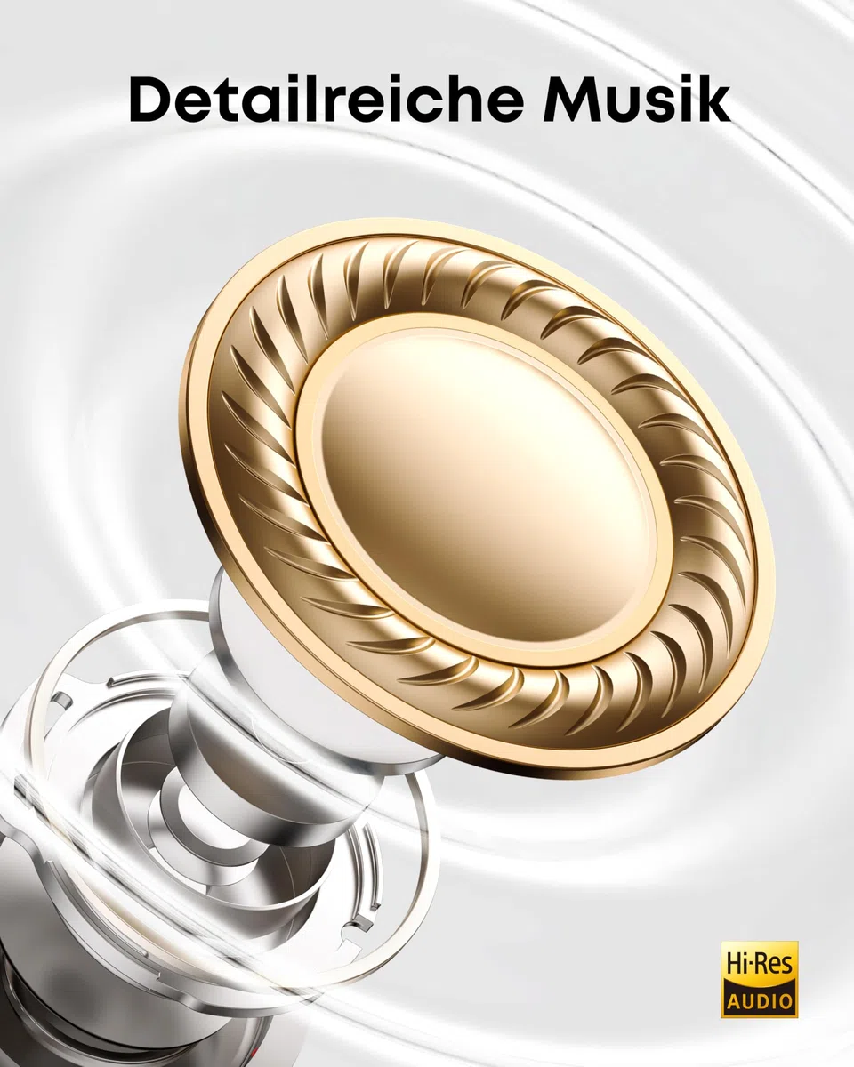 soundcore by Anker Q30 Bluetooth Kopfhörer, Hybrid Active Geräuschisolierung, Individuelle Modi, Hi-Res Sound, EQ in App, 40h Akku, bequemer Halt, Verbindung von 2 Geräten (Schwarz)