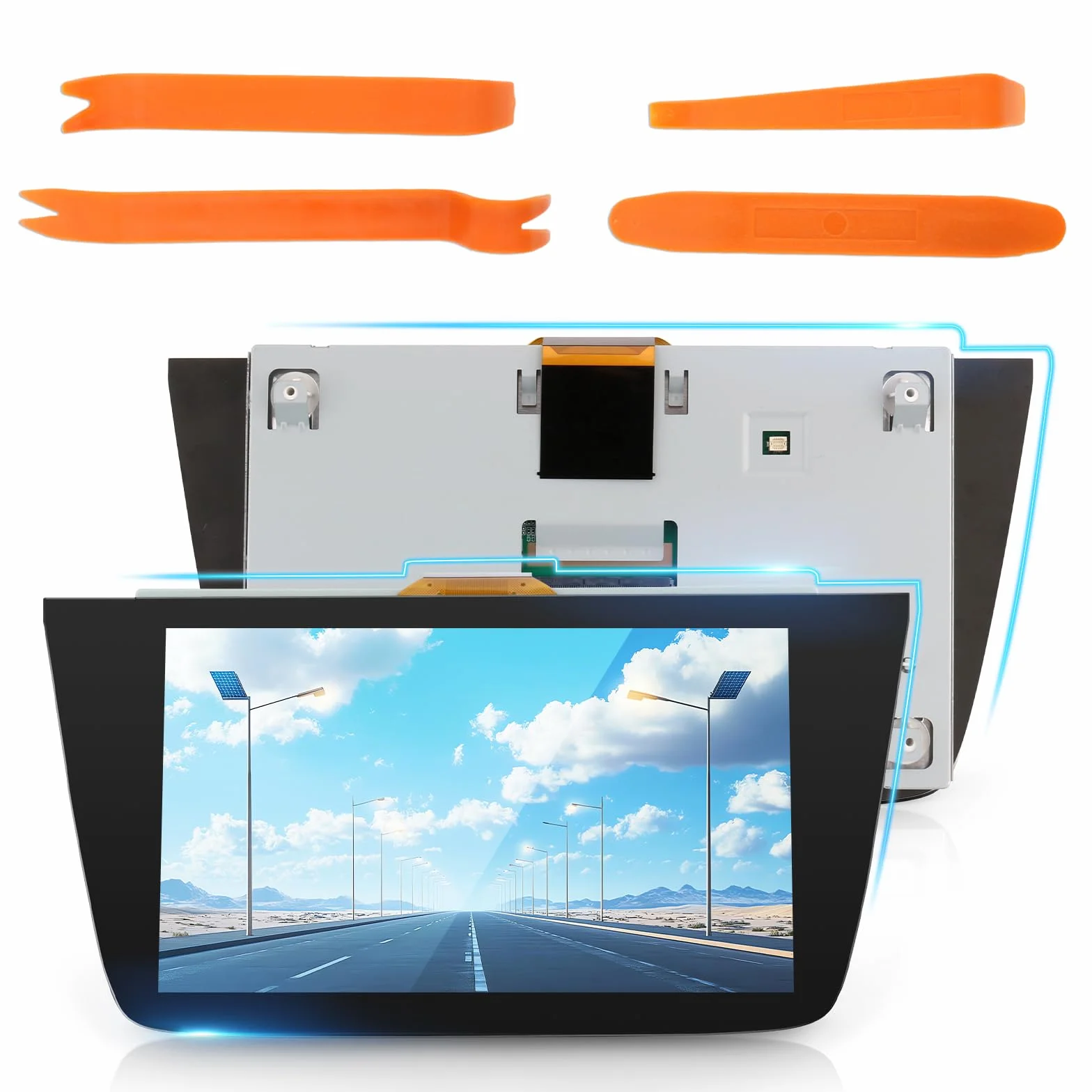 Touchscreen Monitor Für Opel Astra K Mk7 2015-2020 8 Zoll LCD Display Für Vauxhall Navi 900 Intellilink Schiffe Radio Display Für LQ080Y5DZ10 LCD Bildschirm Media Bildschirmersatz XX