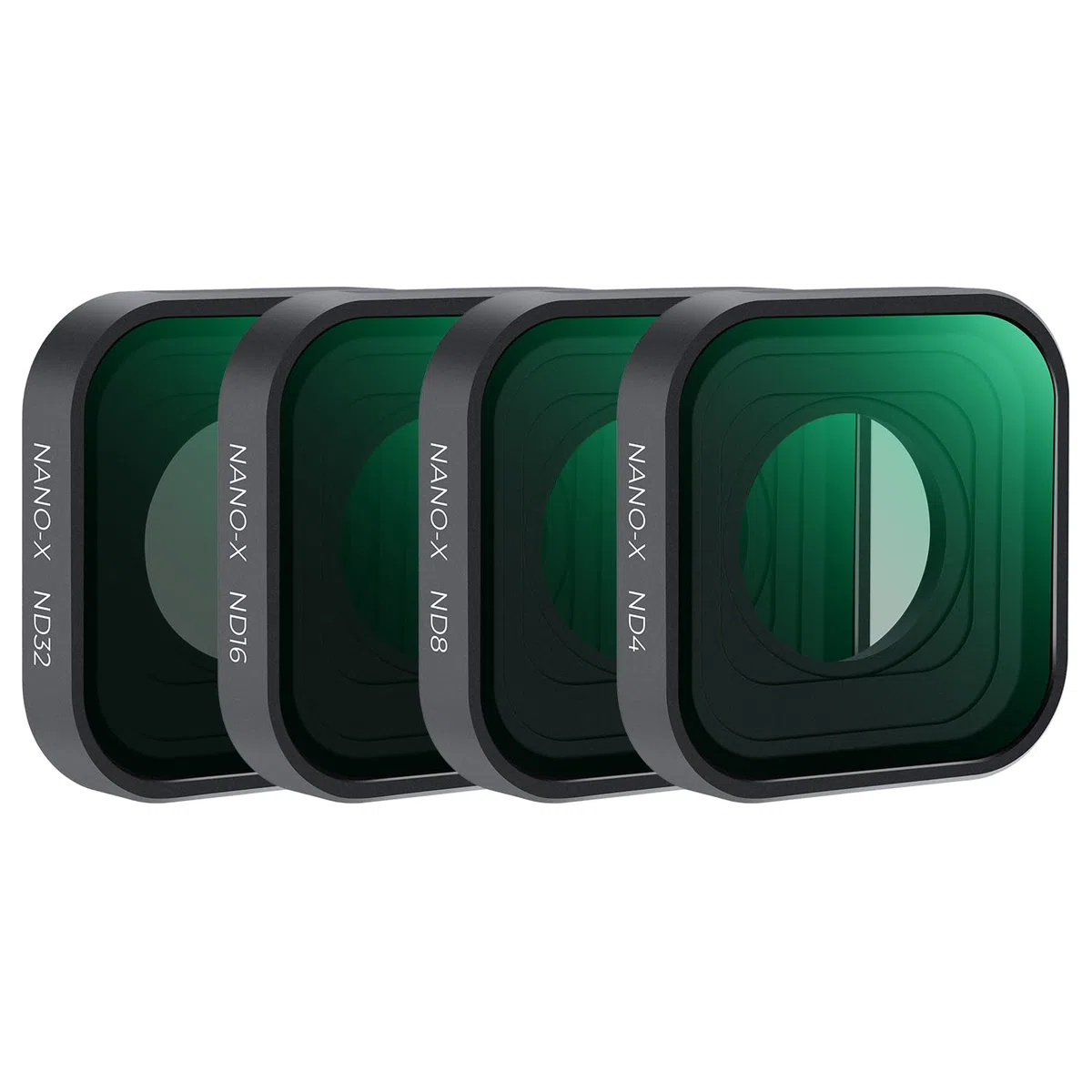 K&F CONCEPT ND Filter Set Kompatibel mit GoPro Hero 13 Black, 4 Pack ND4 ND8 ND16 ND32 Neutral Density Light Reduction Filter für GoPro Hero 12/11/10/9 Black, Graufilter HD Optical Glass