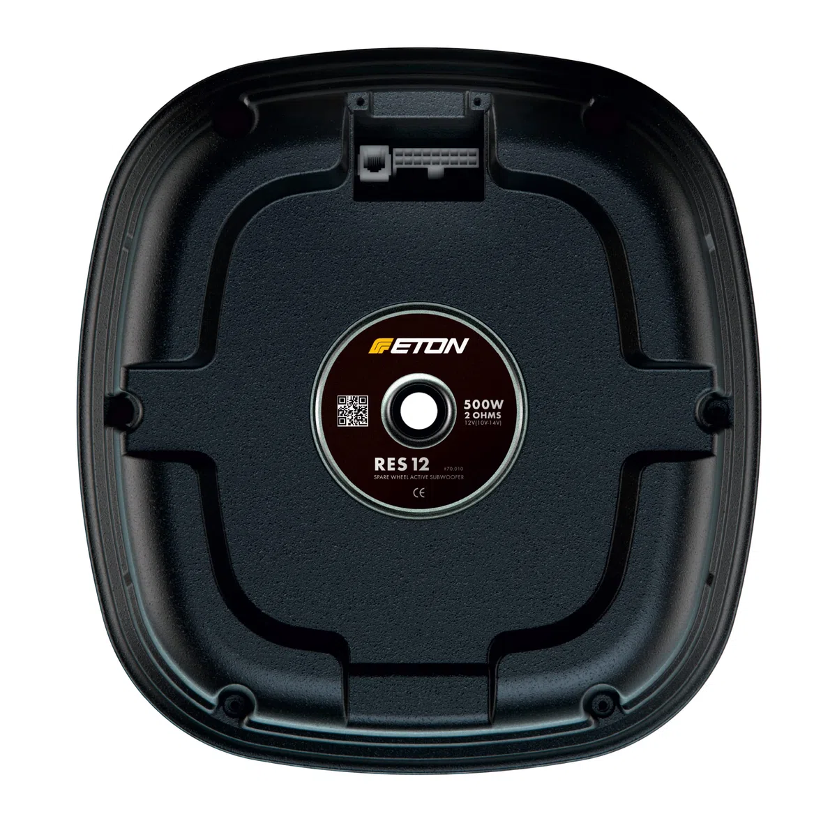 ETON Res 12 – Flacher 12“ Aktivsubwoofer für Reserveradmulde, 500 W RMS | Flache 12" aktive Bassbox für Reserveradmulde oder Ersatzrad, mit integriertem Verstärker, Plug & Play