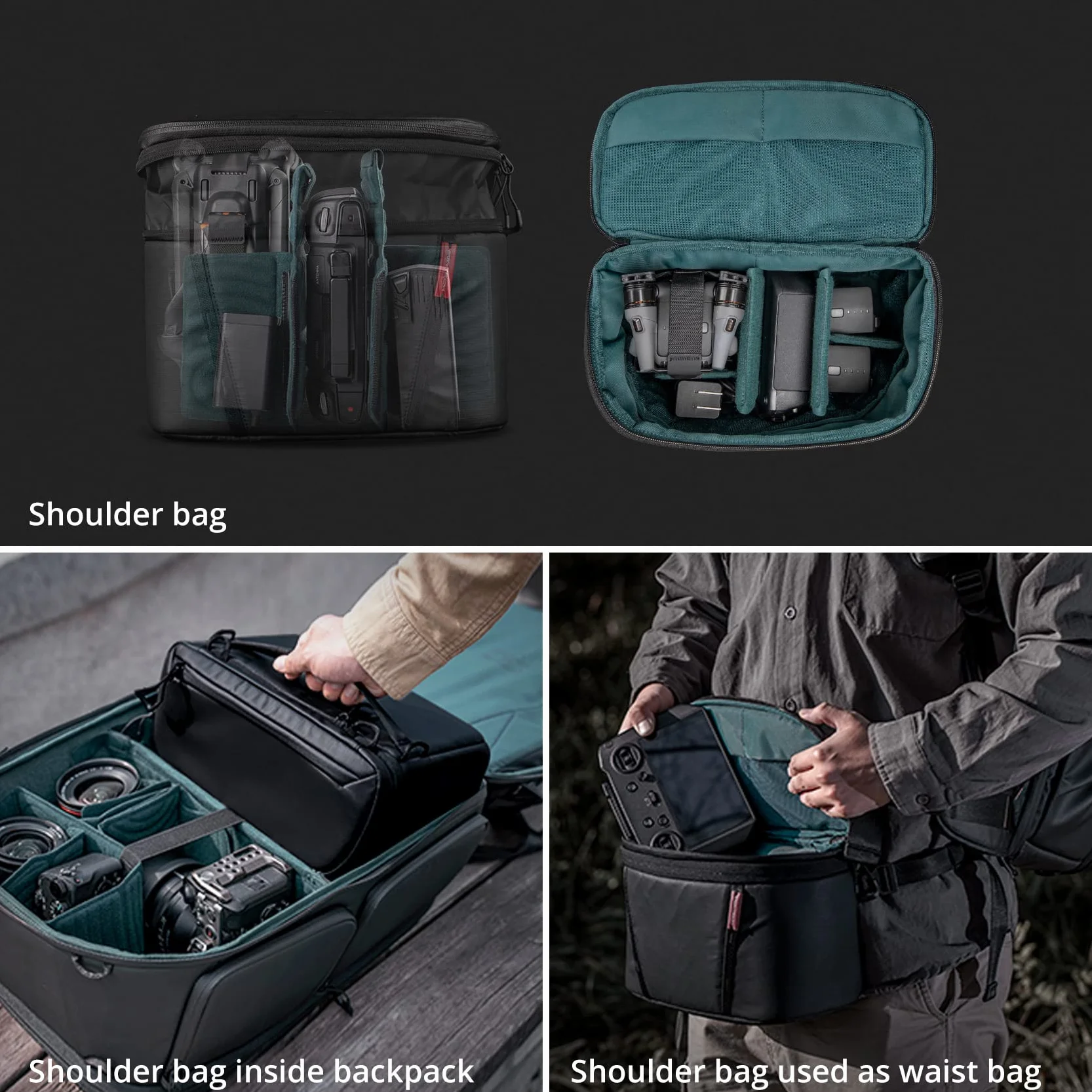 PGYTECH OneMo 2 Kamerarucksack Professionelle Kameratasche für DJI Mavic Series Drone DSLR/SLR spiegellose Kameras