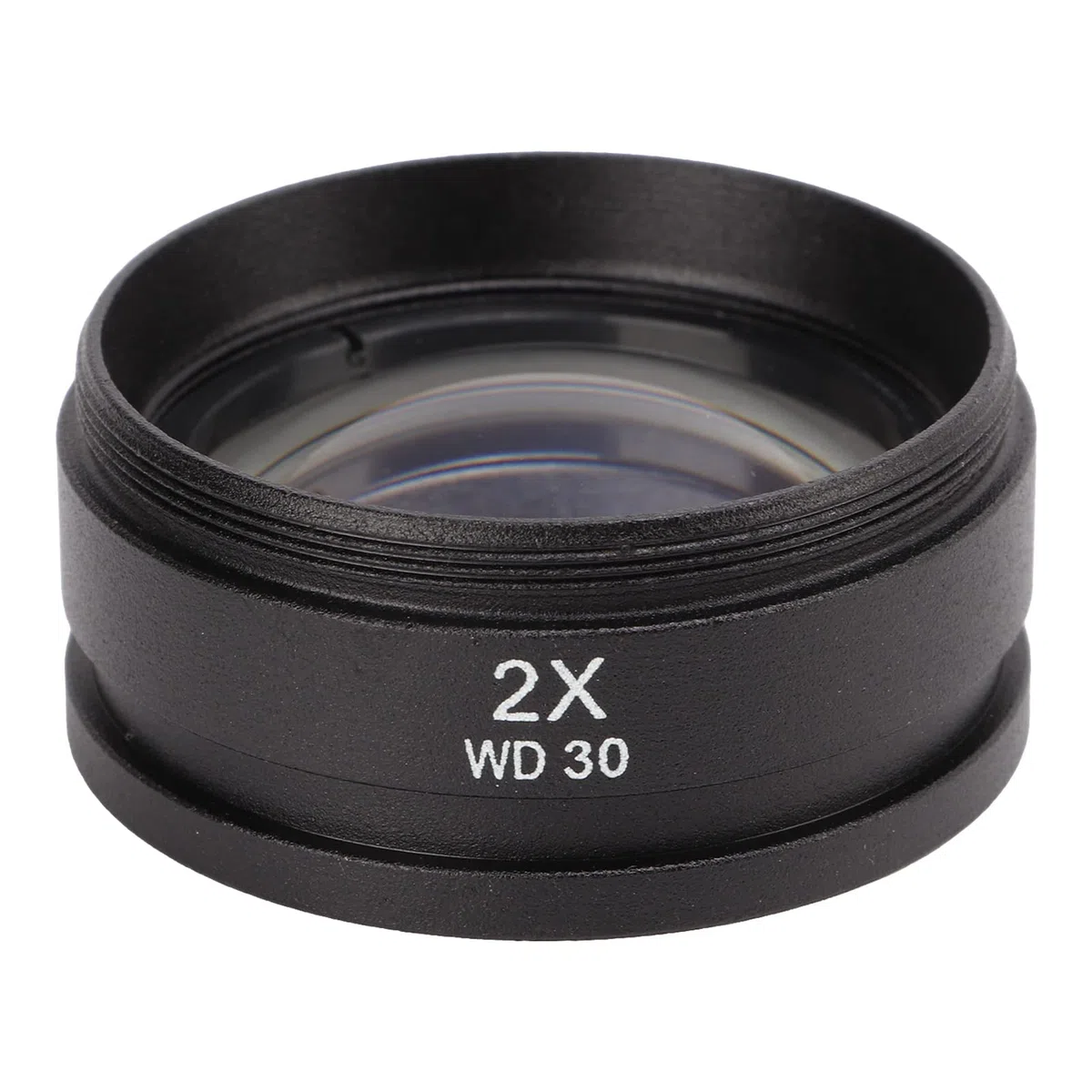 Tyenaza Mikroskopobjektiv, 1,5/2-fach Hilfsobjektiv-Barlow-Linse für Zoom-Stereomikroskop mit Gewinde 48 mm für Trinokularmikroskop(2X)