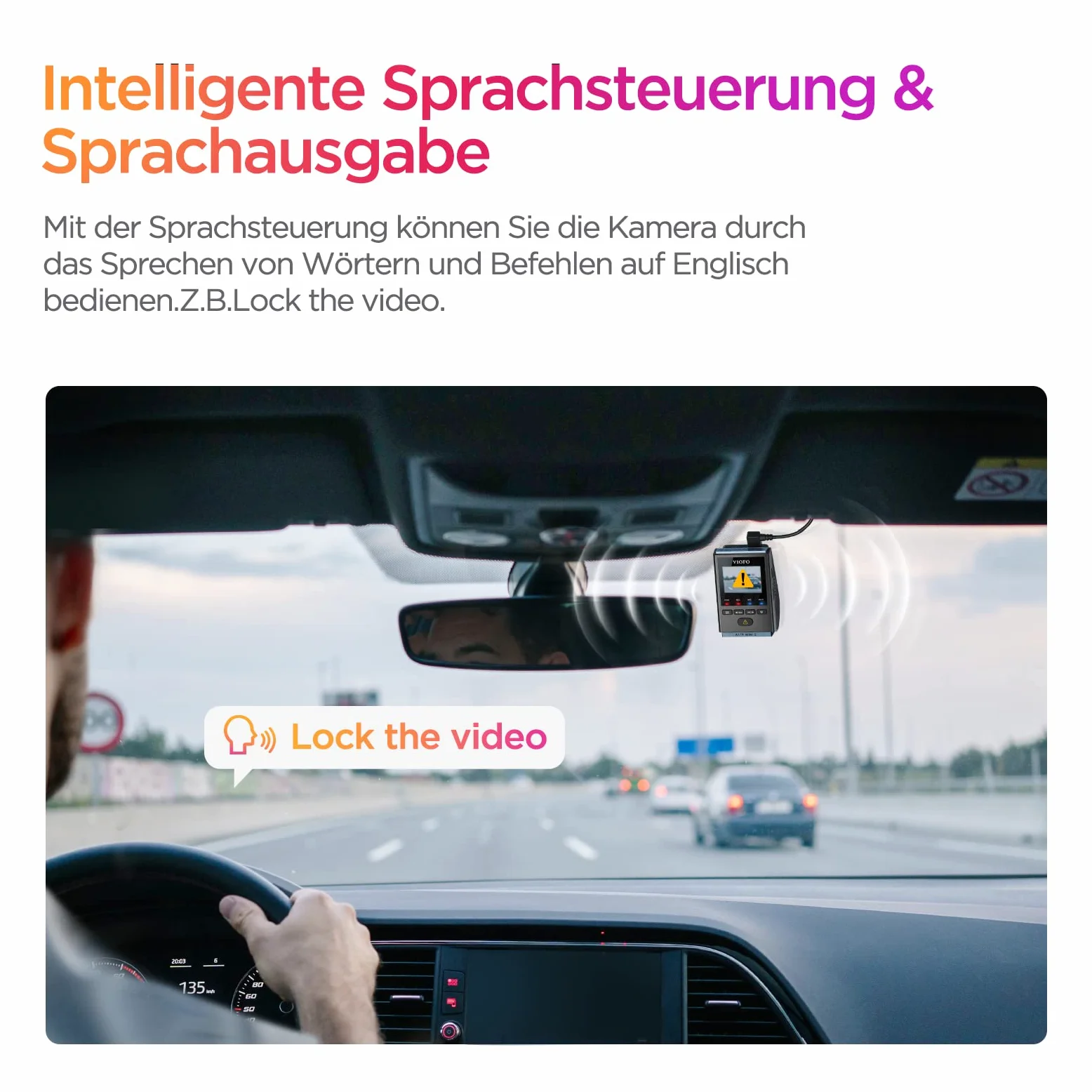 【A119 MINI 2+CPL-100】 VIOFO Dashcam A119 Mini 2, Front 2,7K 5GHz Wi-Fi, 2K 60fps/HDR 30fps Sprachsteuerung, STARVIS 2 Verbesserte Nachtsicht, 1,5" LCD Versteckte Dash Cam Auto
