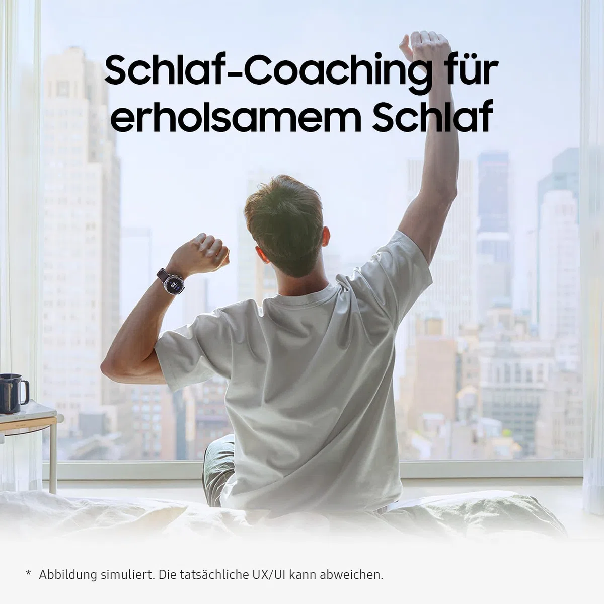 Samsung Galaxy Watch8 Classic Smartwatch, Fitness-Uhr, 64 GB Speicher, 46 mm, Bluetooth, Schwarz