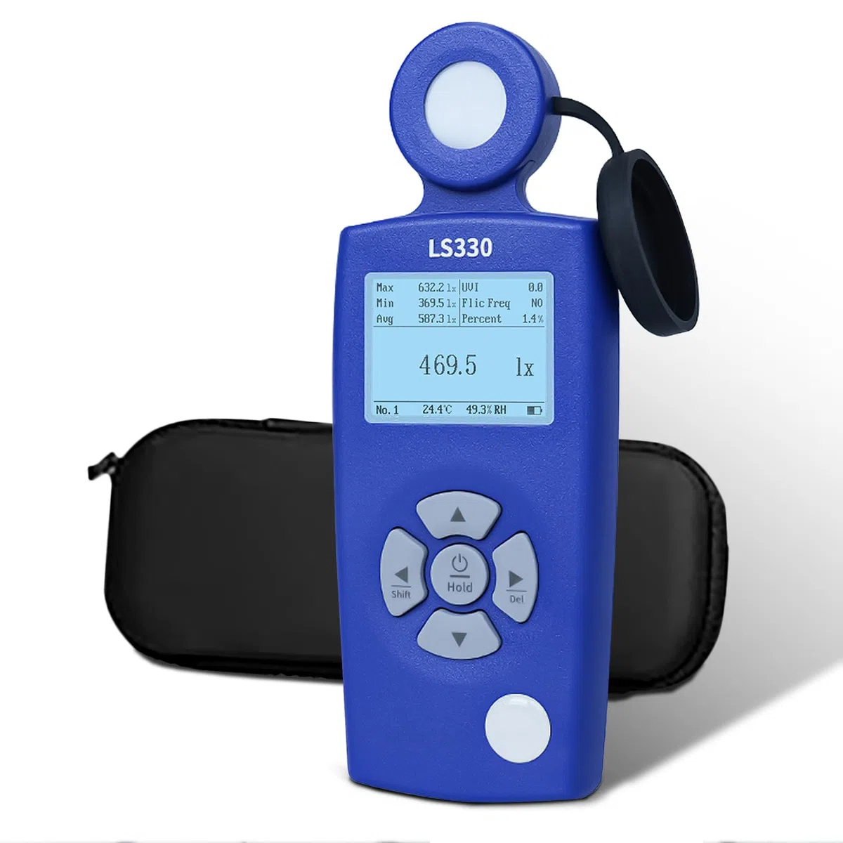 Luxmeter Digital, Spektral Lichtmessgerät mit PPFD, UV-Index & Flicker Messung, Hochpräzises Beleuchtungsmessgerät mit Farbtemperatur & CRI für LED, Pflanzen, Gewächshaus & Arbeitsplatz