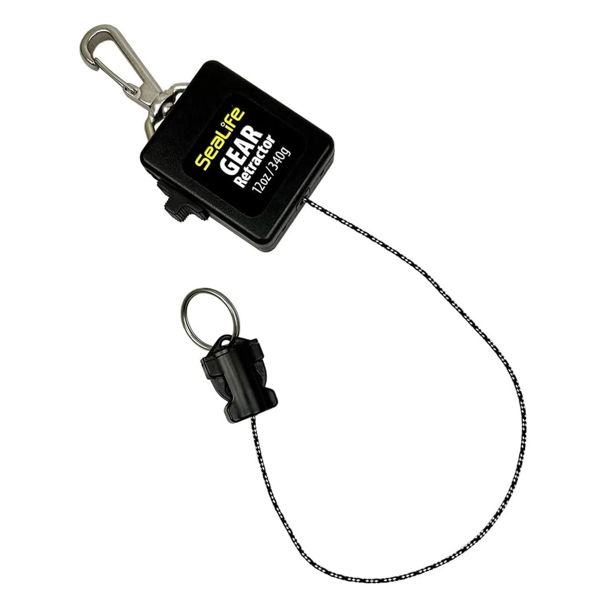 Sealife Unterwasser Karabiner-Rückholsystem in Groß (SL926) für SportDiver Smartphone Gehäuse und Kameras mit Unterwassergehäuse mit Einer Reissfestigkeit von ca. 36 kg
