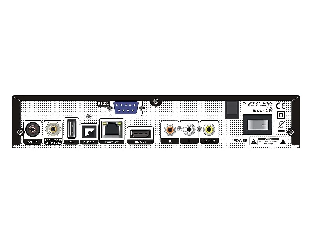 Edision argus piccollo 3in1 plus CI HD Triple Receiver(DVB-S2, DVB-C, DVB-T) schwarz
