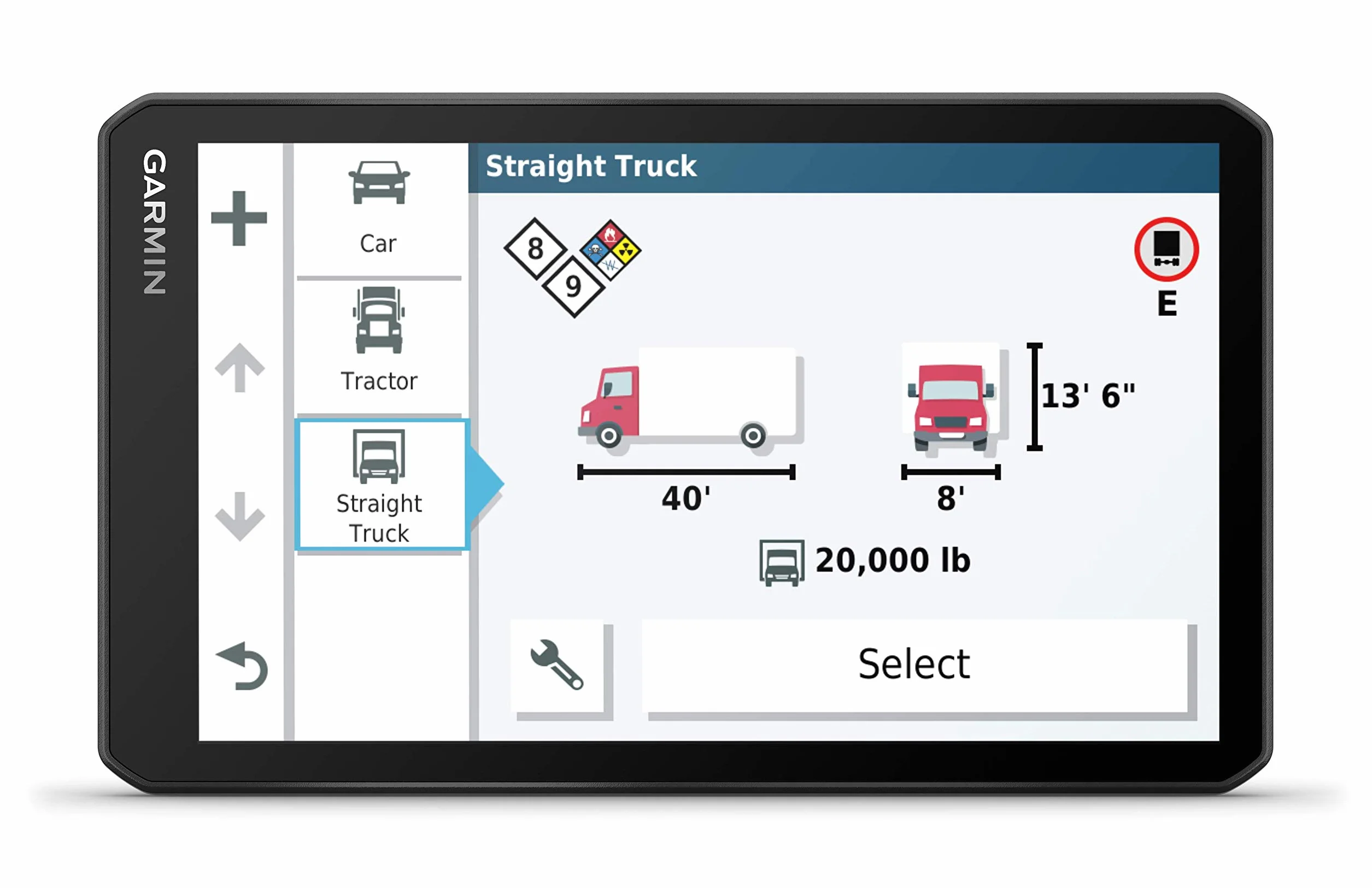 Garmin dēzl LGV700 MT-D Truck Navi mit 7 Zoll Display und Custom Truck Routing, Schwarz (Renewed)