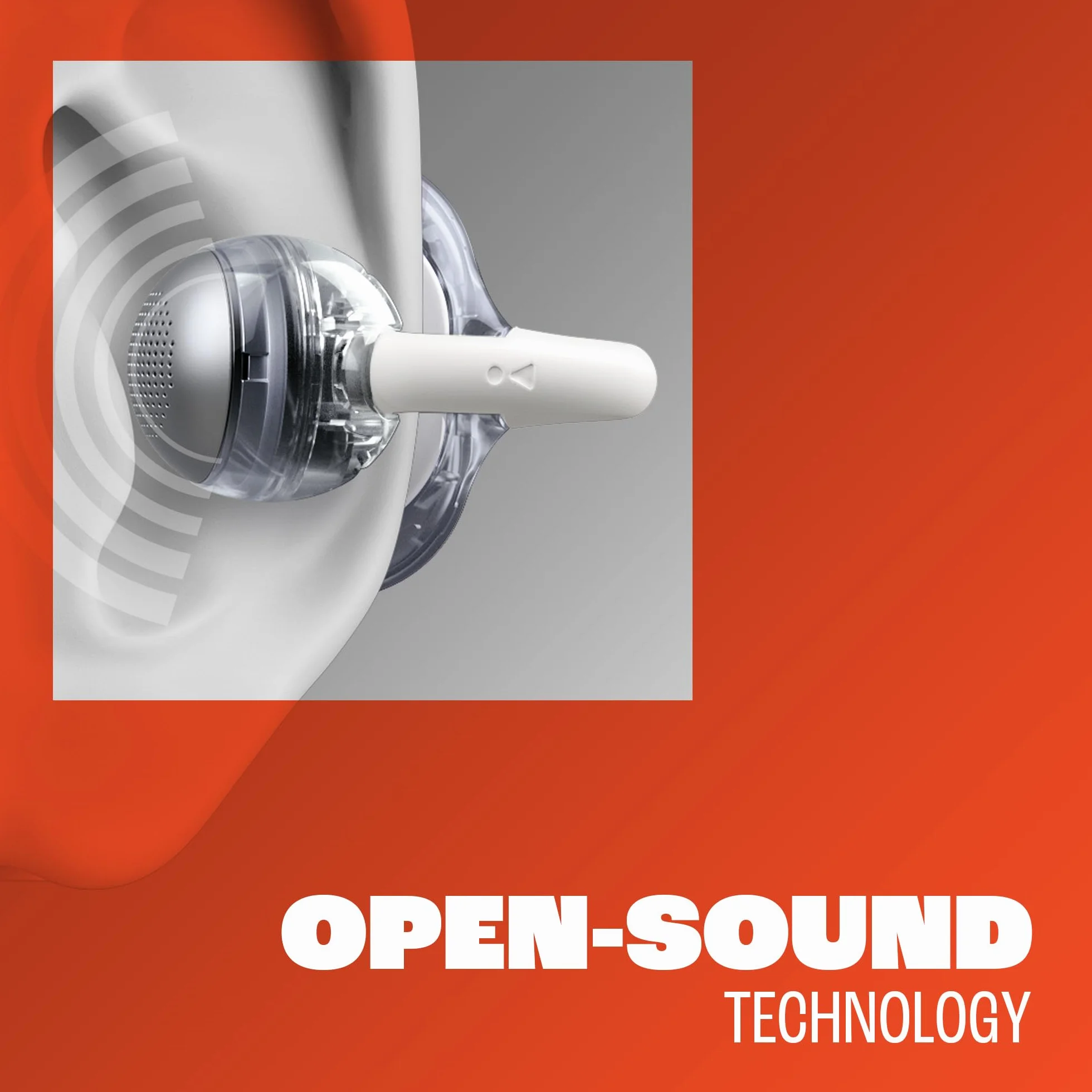 JBL Soundgear Clips Open-Ear-Kopfhörer, Ghost Copper | SonicArc Design, 32 Stunden Spielzeit, 4 Beamforming-Mikrofone, IP54 wasser- und staubgeschützt, OpenSound-Technologie