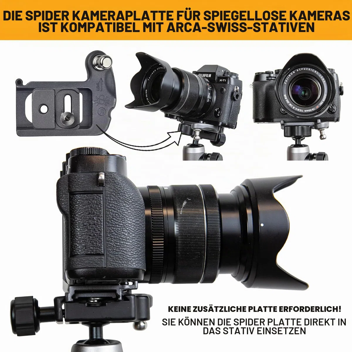 Spider Holster – SpiderPro Single Camera System v2 Professional Carrying Kit for DSLR and Mirrorless Cameras and Heavy Gear Includes Belt with Built-in Camera Holster for Quick-Draw Camera Access