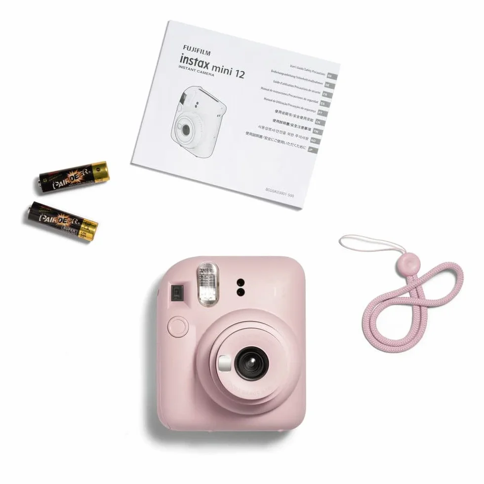 Fujifilm instax Mini 12 Sofortbildkamera, Blütenrosa, 40 Aufnahmen