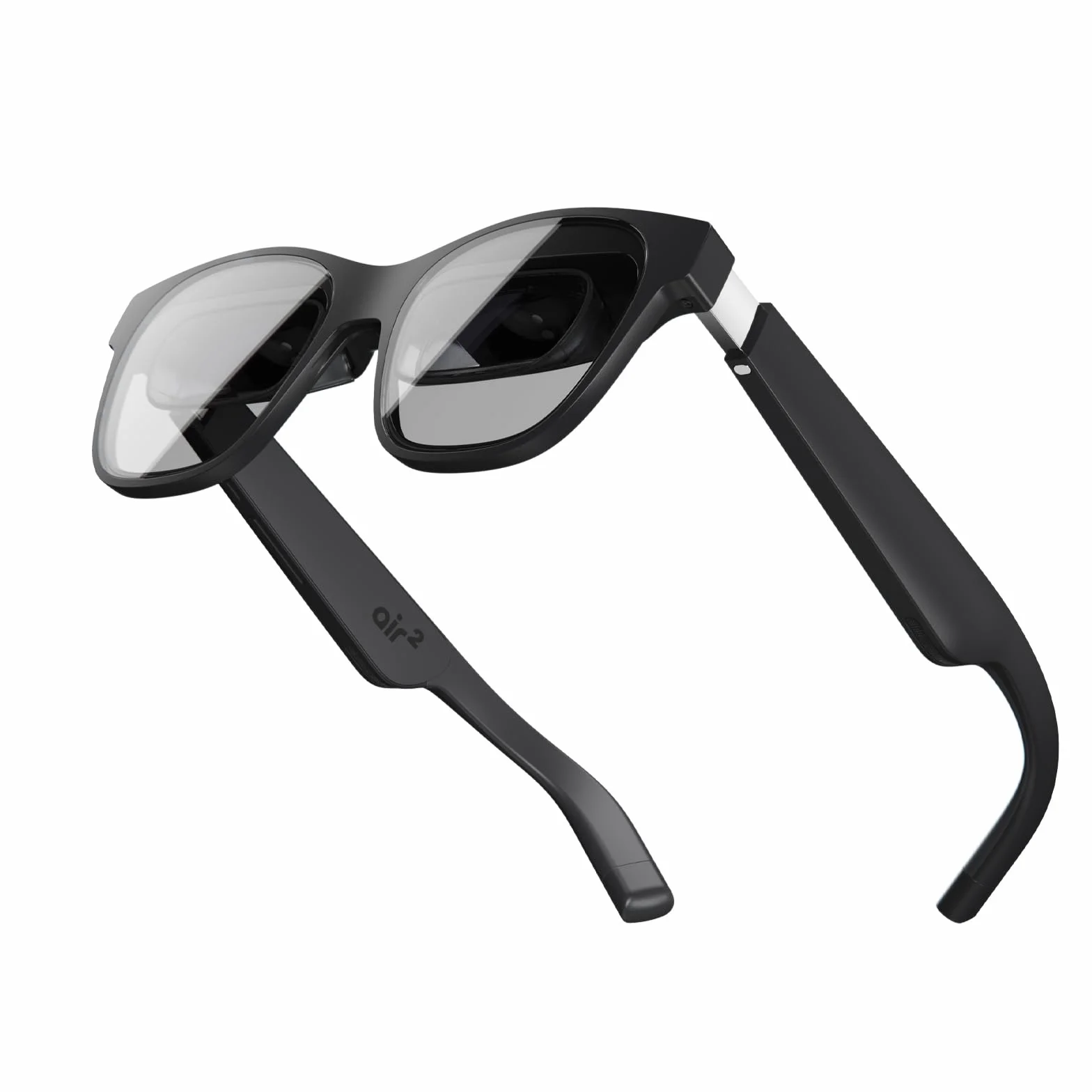 XREAL Air 2 AR Brille, XR Brille mit tragbarem Bildschirm bis zu 330", 72g, 120Hz 1080p, AR Glasses kompatibel mit iPhone 17/16/15, Android (nur USB-C DP),Steam Deck,ROG Ally, PC/Mac, HDMI mit Adapter