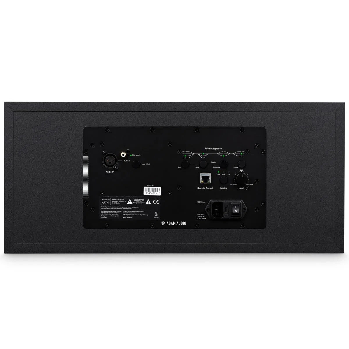 ADAM Audio A77H 17,8 cm (7 Zoll) betriebener Studio-Monitor | Studioüberwachung und Audioproduktion mit 340W Leistung, 3-Wege-Design und 7-Zoll-Tieftönern