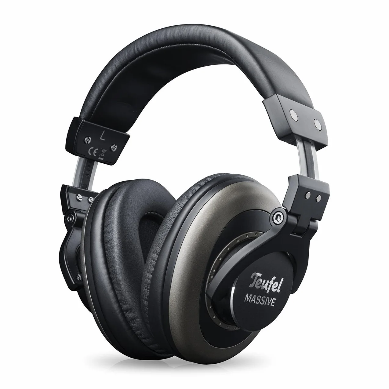 Teufel Massive Klappbare Ohrumschließender, geschlossener HiFi-Kopfhörer Headset Musik Headphones Sound Klinke Schwarz