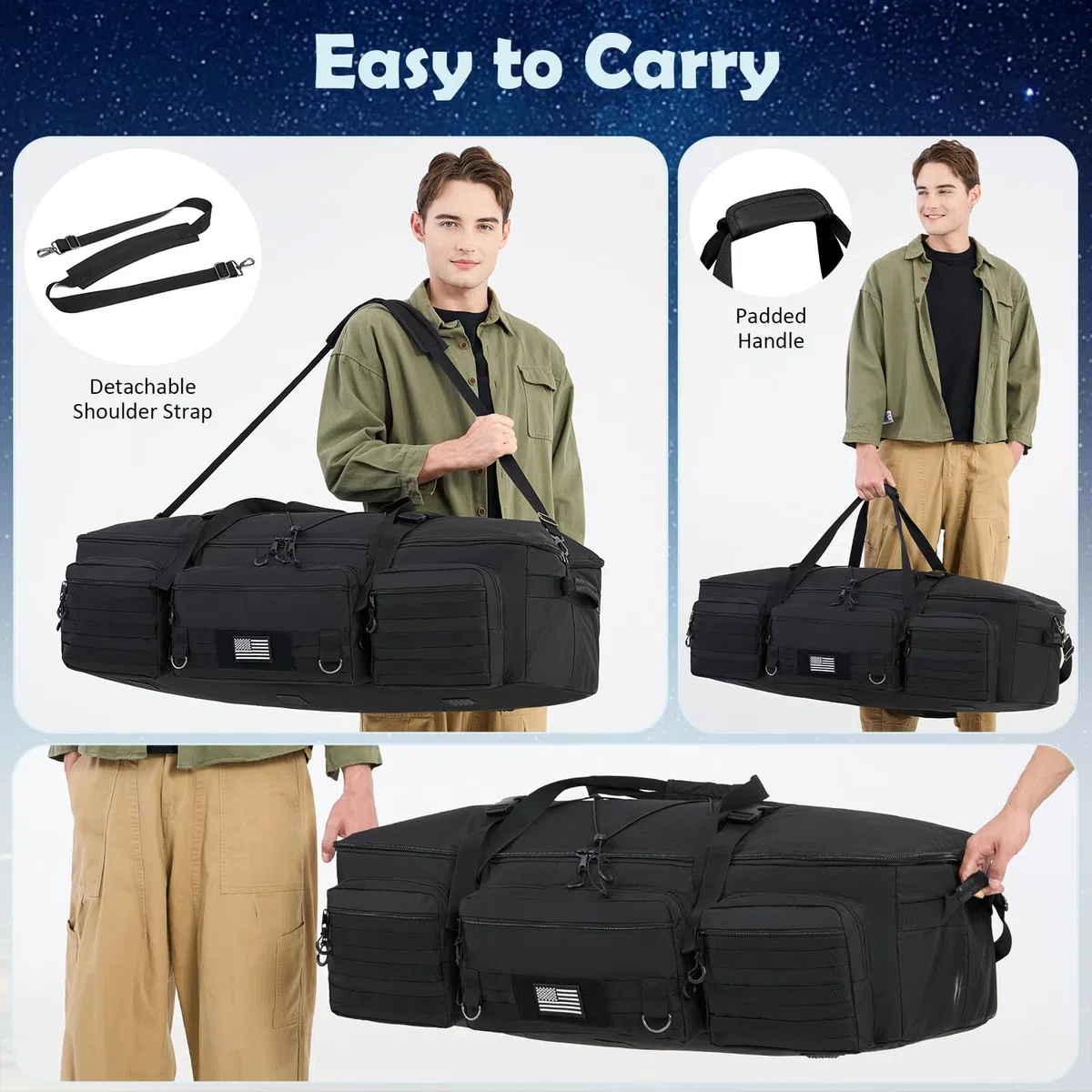 Astronomischer Teleskopkoffer, 103,6 cm, Mehrzweck-Teleskop-Tragetasche, große Teleskop-Reisetasche mit Gegengewichtstasche und Trennwänden, kompatibel mit Celestron-Teleskop