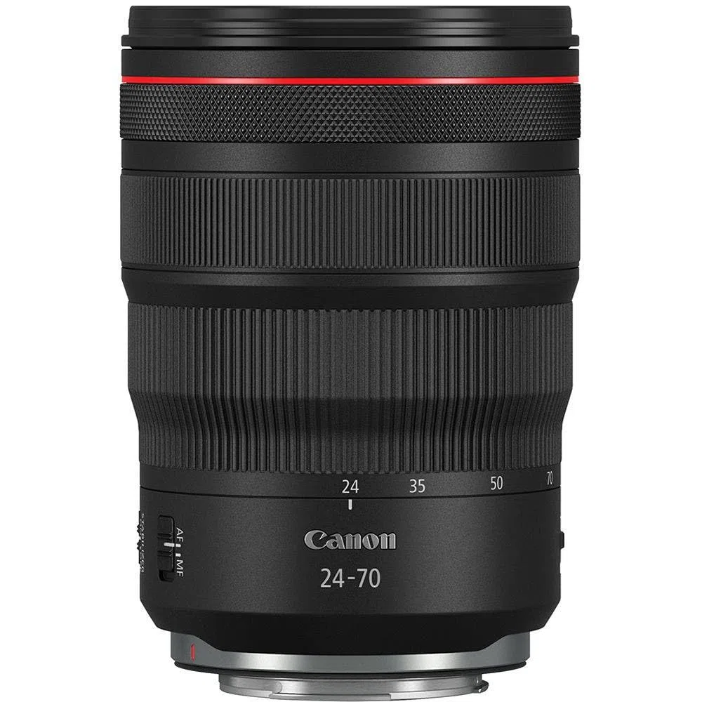 Canon Objektiv RF 24-70mm F2.8L is USM Zoomobjektiv Lens für EOS R (82mm Filtergewinde, Bildstabilisator, Autofokus) schwarz