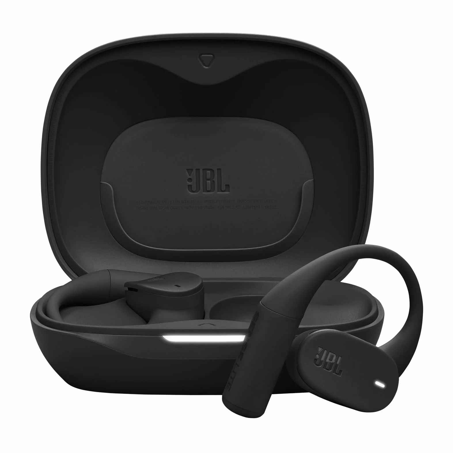 JBL Sense Lite kabellose Open-Ear-Kopfhörer mit Ohrbügel-Design und Luftleitung, JBL OpenSound-Technologie, 32 Stunden Spielzeit, IP54 Wasser-/Staubschutz, kompatibel mit JBL Headphones App, Schwarz